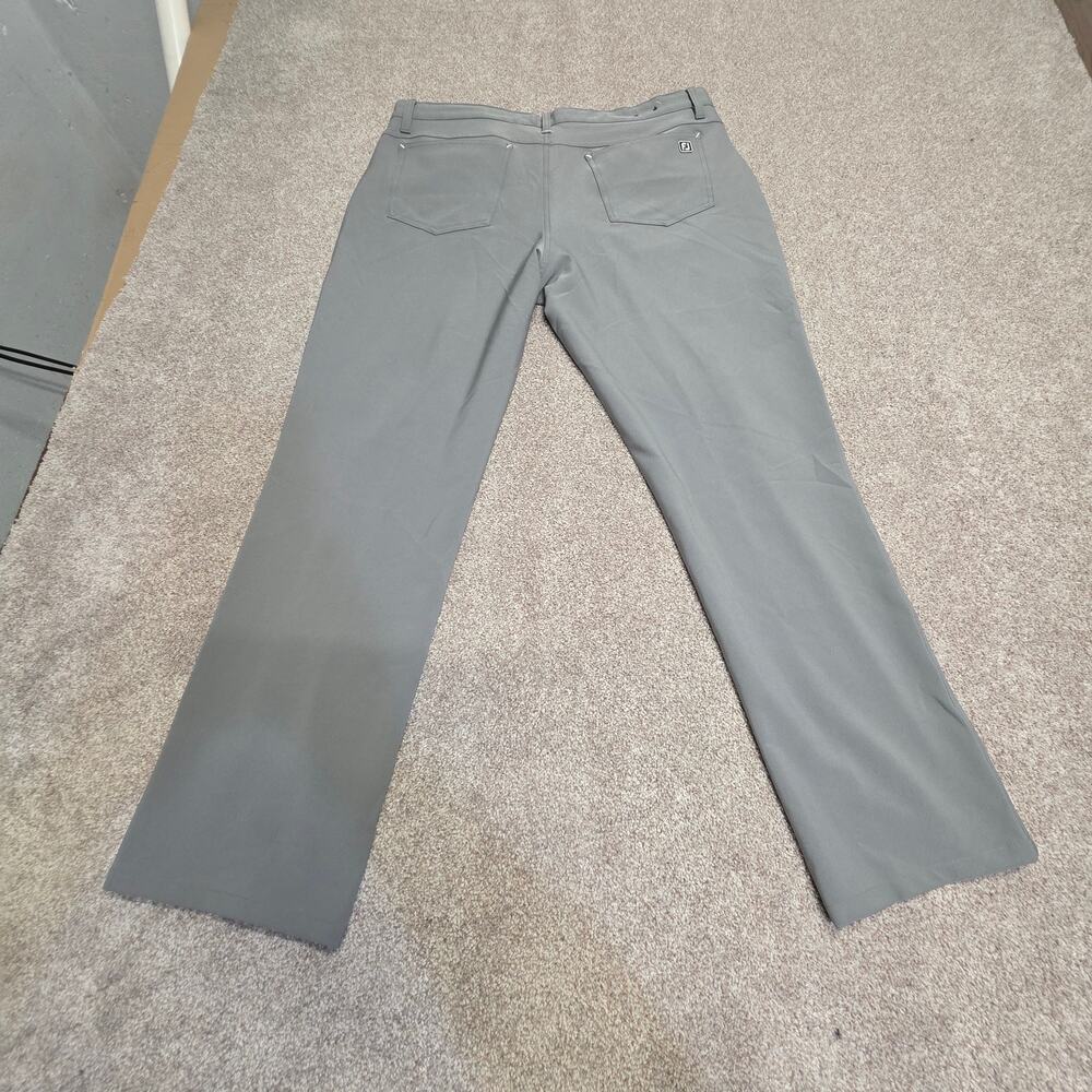 FootJoy Golf Pants Mens 36x30 Gray Performance Stretch 5-Pocket Outdoor Sports